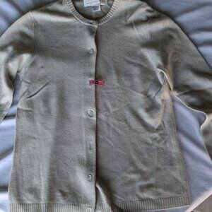 Grey Cashmere Cardigan